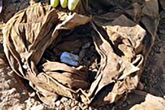 کشف پیکر یک شهید دفاع مقدس در منطقه پنجوین عراق + فیلم