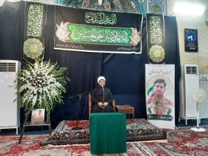 مراسم چهلم شهید عباس حسام‌الدینی در کازرون برگزار شد