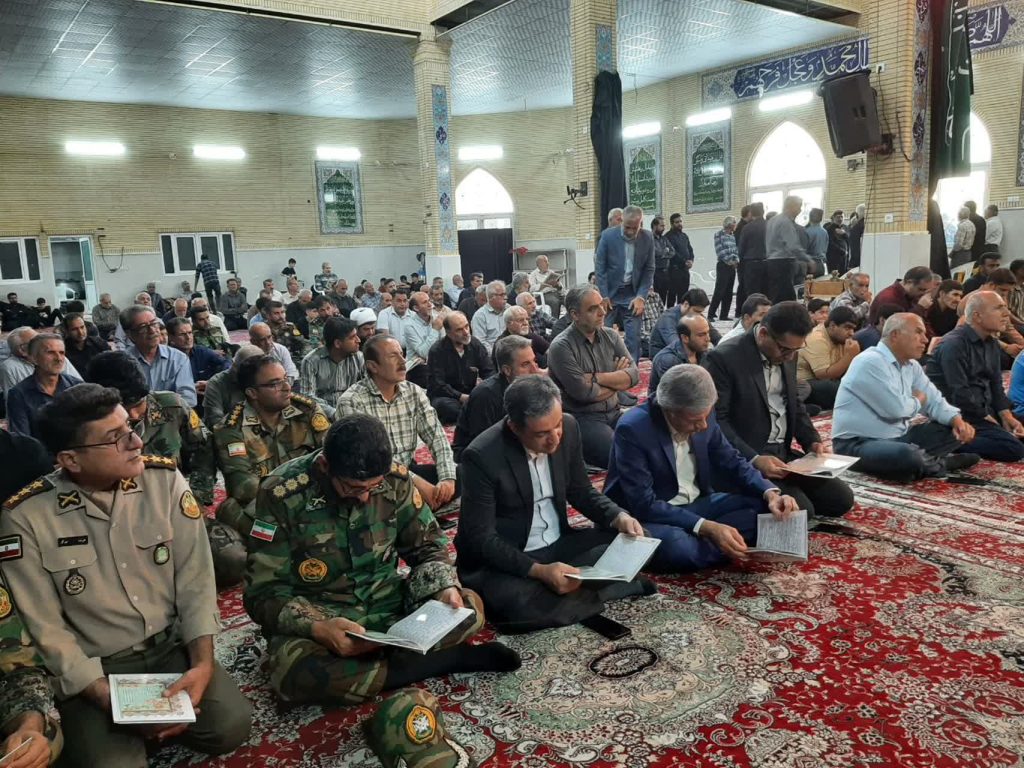 مراسم چهلم شهید عباس حسام‌الدینی در کازرون برگزار شد